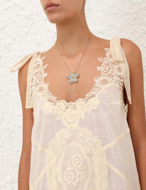 Cascadian Lace Midi Dress