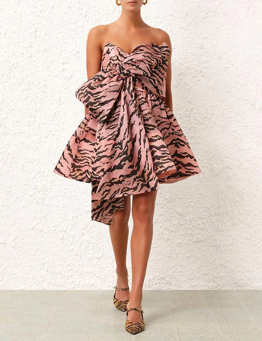 Matchmaker Bow Mini Dress