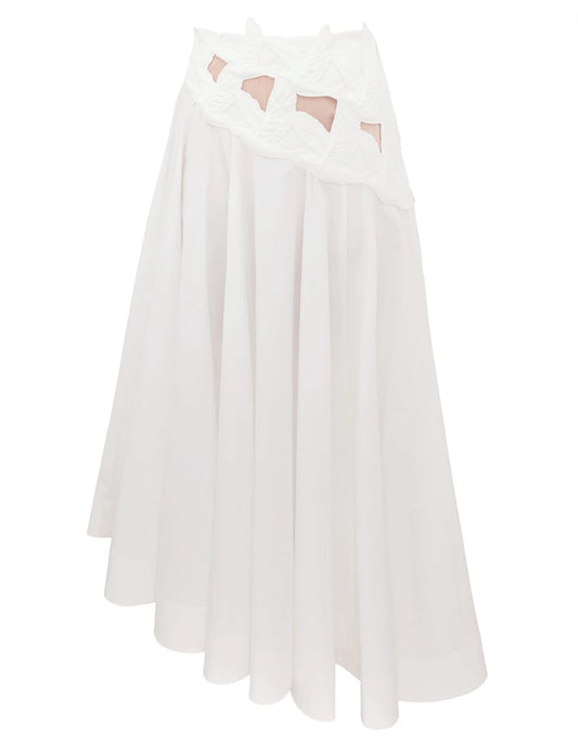 Luna Applique Maxi Skirt