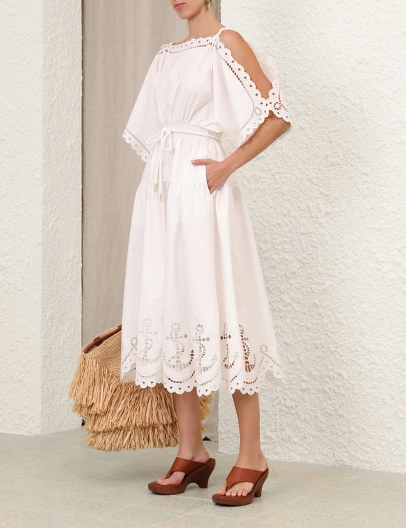 Scarborough Embroidered Midi
