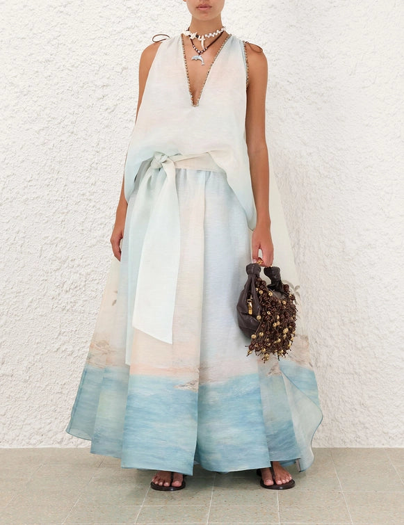 Illuminate Plunge Gown