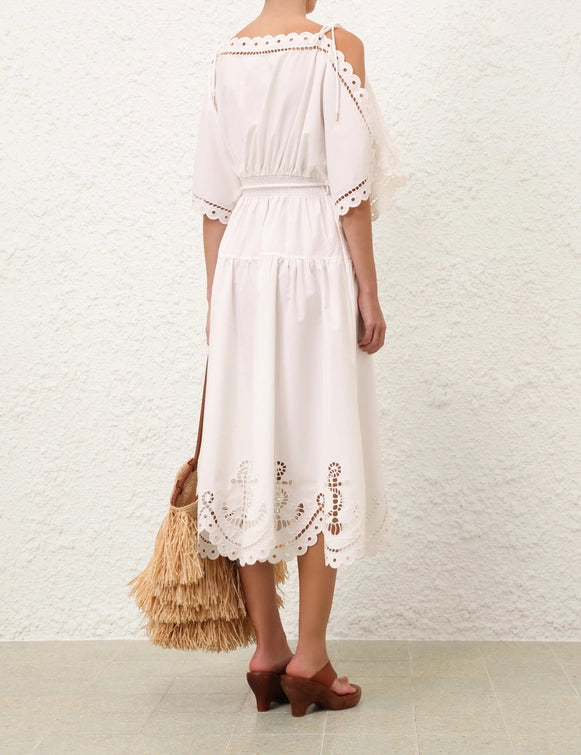 Scarborough Embroidered Midi