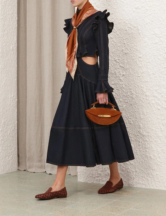 Hypnotic Denim Midi Dress