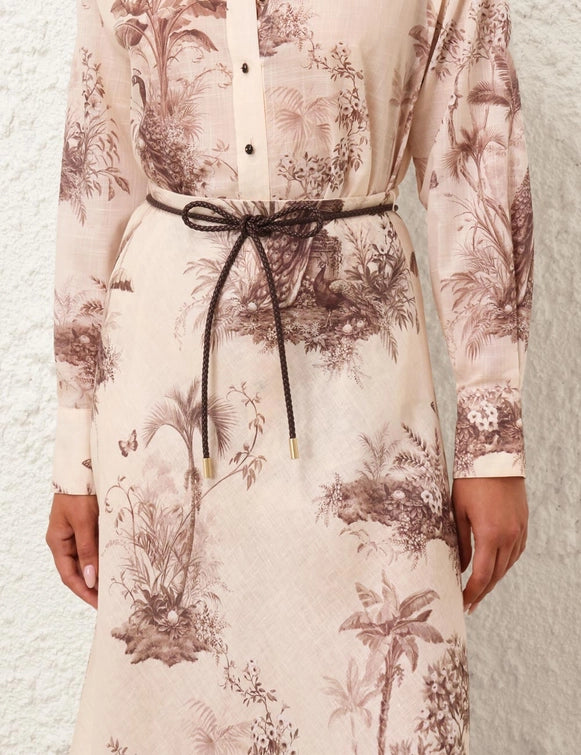 Waverly Bias Midi Skirt & Shirt Set