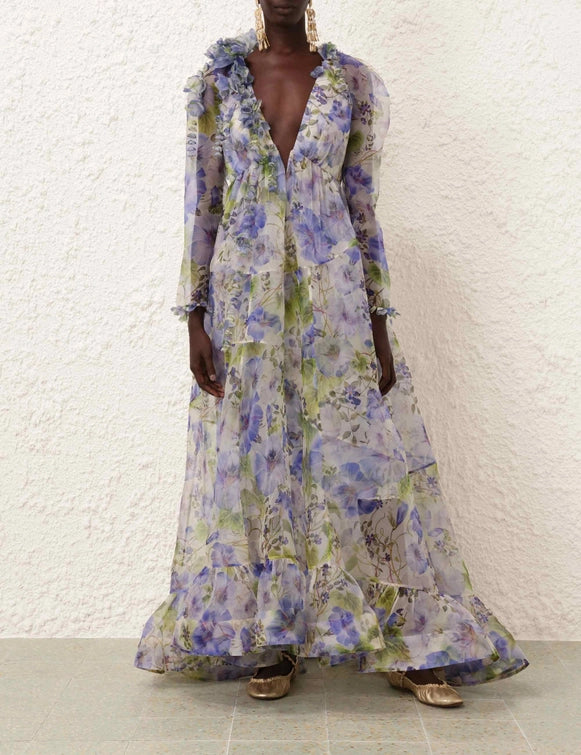 Natura Flower Midi Dress