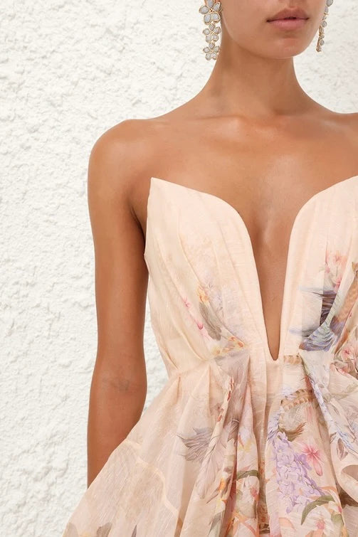 Illuminate Drapped Mini Dress