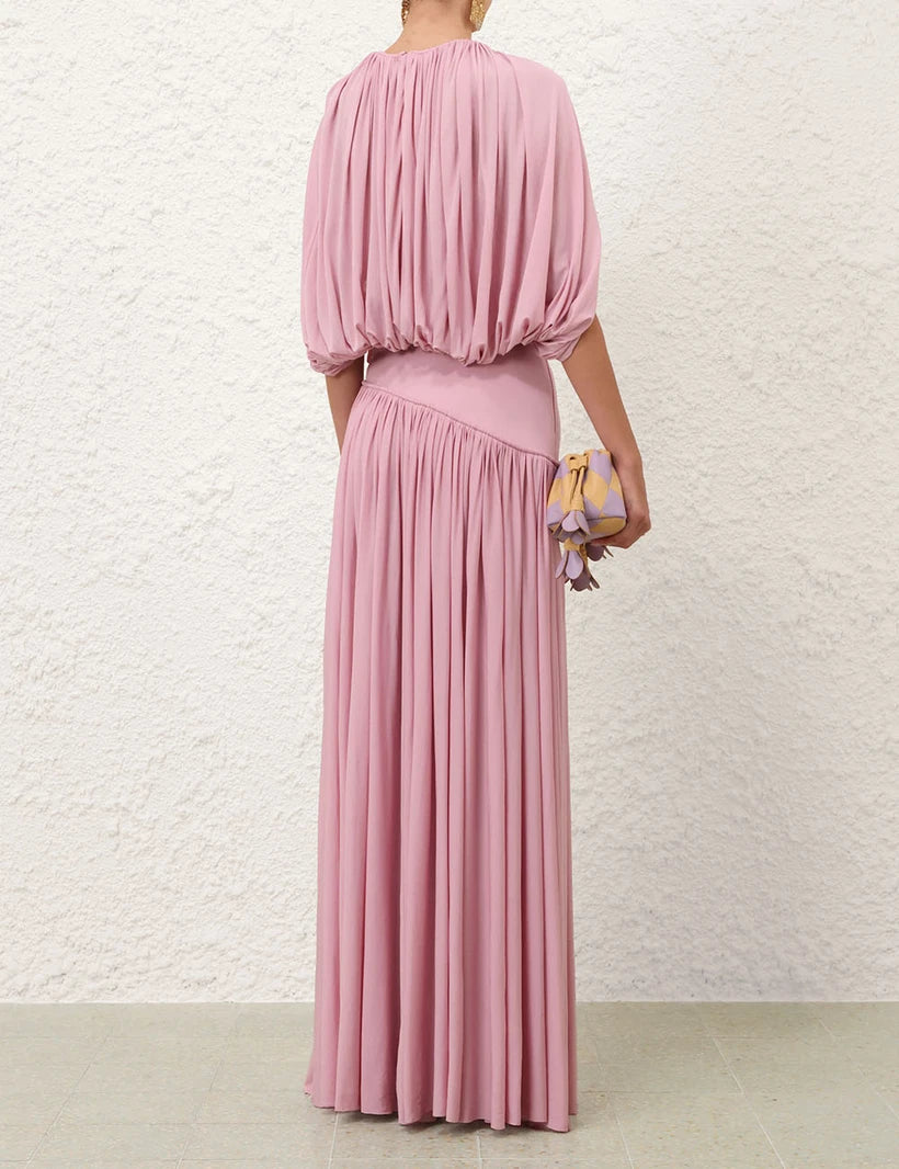 Alchemy Caped Blouse & Asymmetric Skirt Set