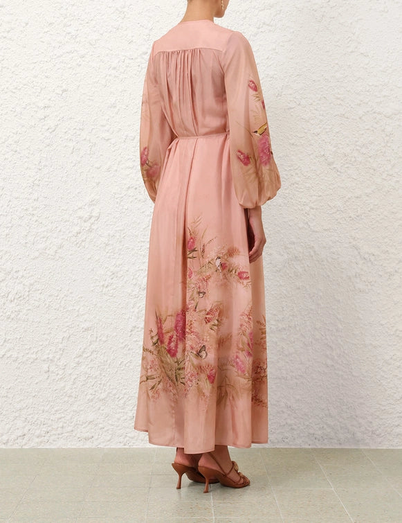 Cascadian Billow Maxi Dress