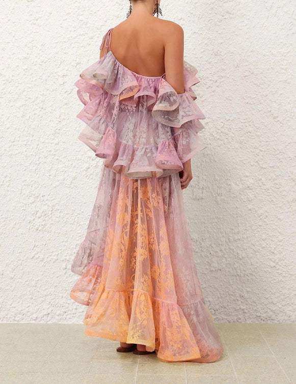 Dawning Lace Midi Dress