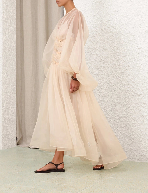 Illuminate Macrame Gown