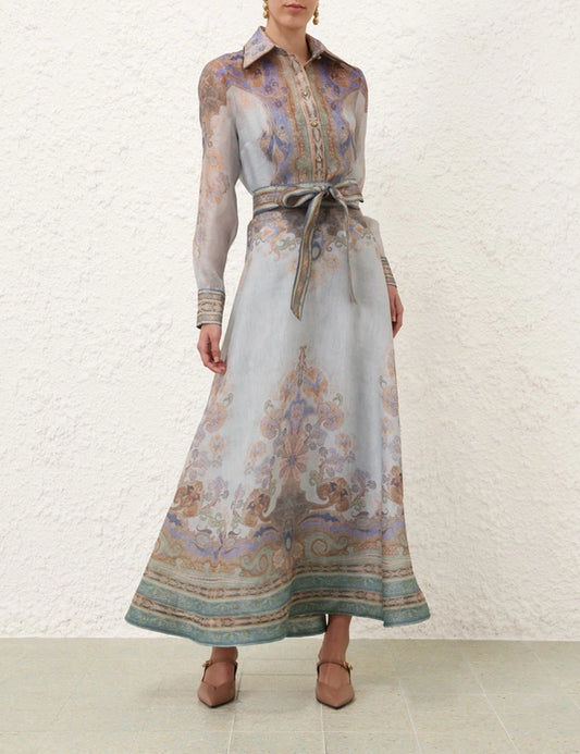 Eden Body Shirt & Maxi Skirt Set