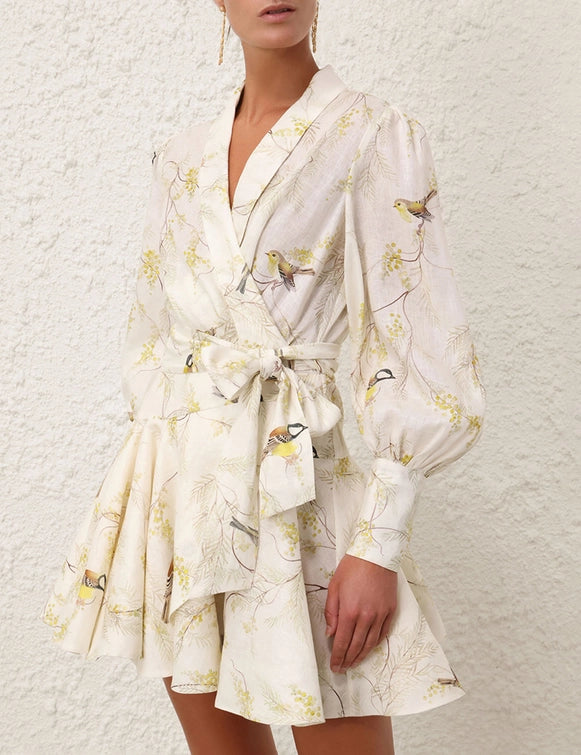 Wrap Mini Dress