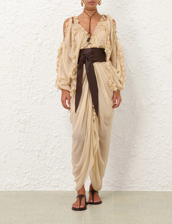 Illuminate Draped Dress