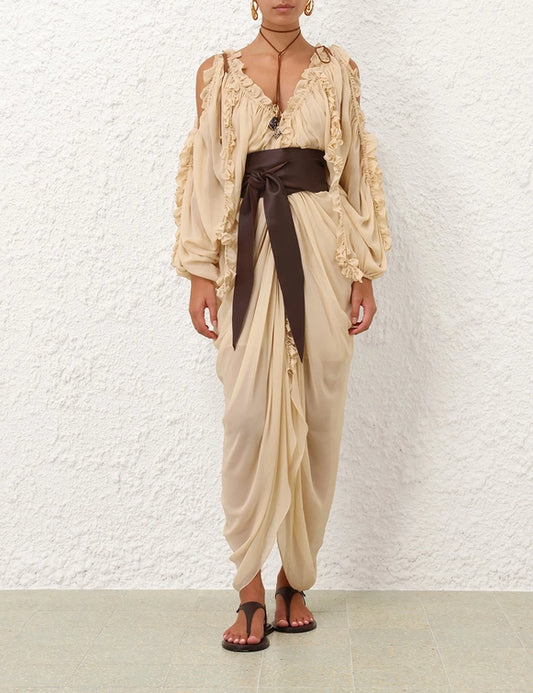Illuminate Draped Dress