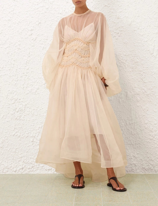 Illuminate Macrame Gown
