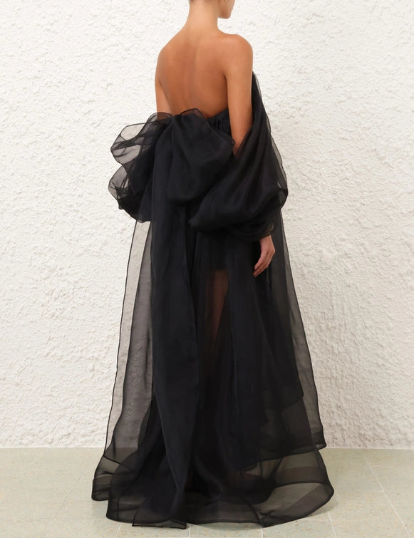 Crush Strapless Midi Dress
