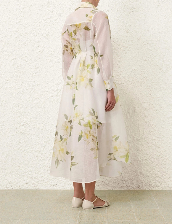 Harmony Draped Shirt Dress