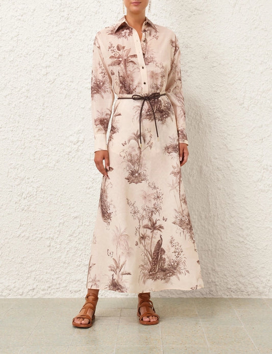 Waverly Bias Midi Skirt & Shirt Set