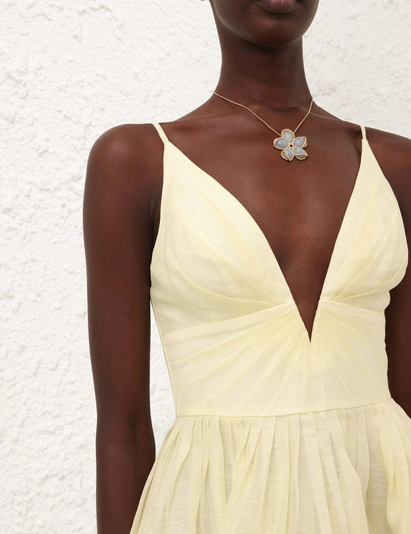 Illuminate V Neck Mini Dress