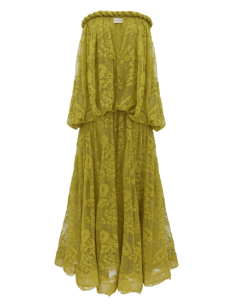 Luna Lace Bandeau Gown