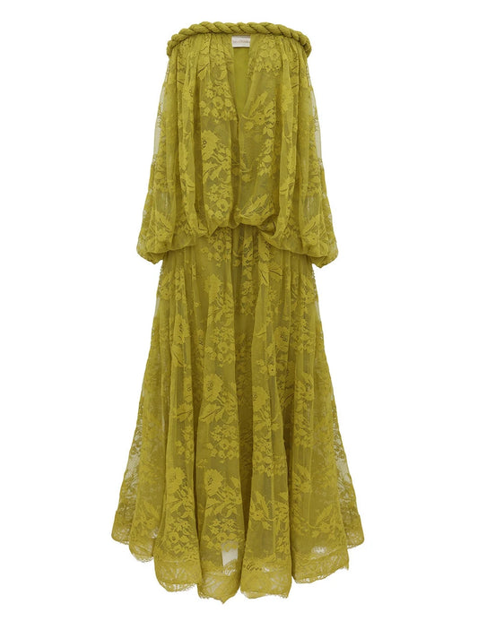 Luna Lace Bandeau Gown