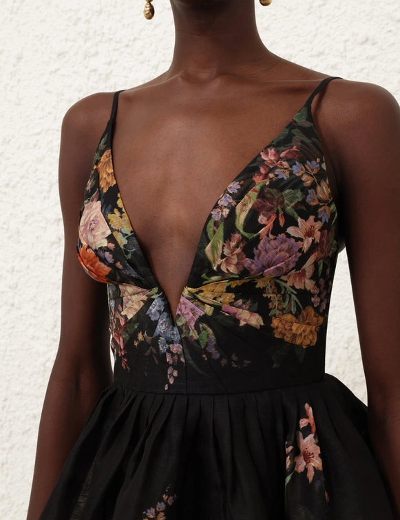 Pavilion V Neck Mini Dress