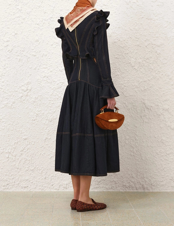 Hypnotic Denim Midi Dress