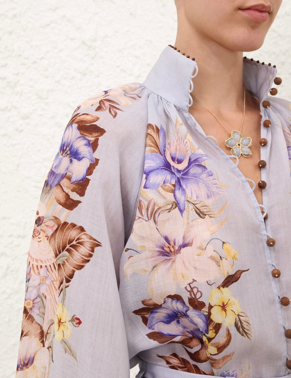 Coco Billow Blouse & Tuck Short Set