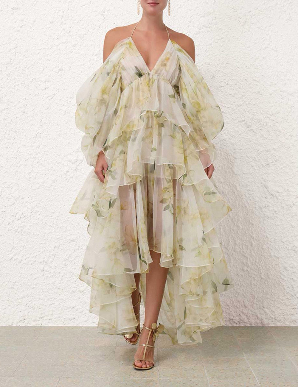 Harmony Gathered Long Dress