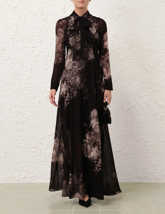 Hypnotic Maxi Shirt Dress