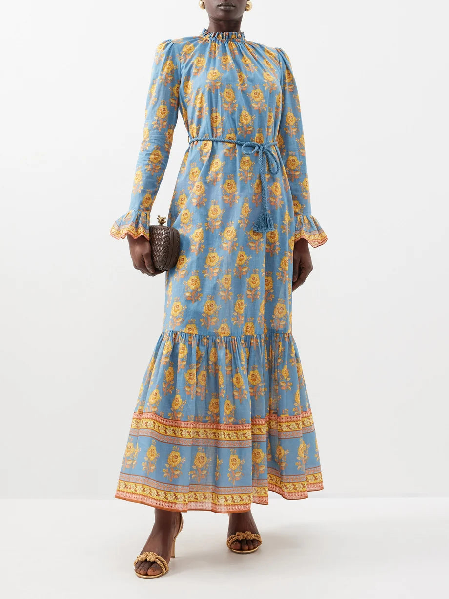 Junie Frill Midi Dress