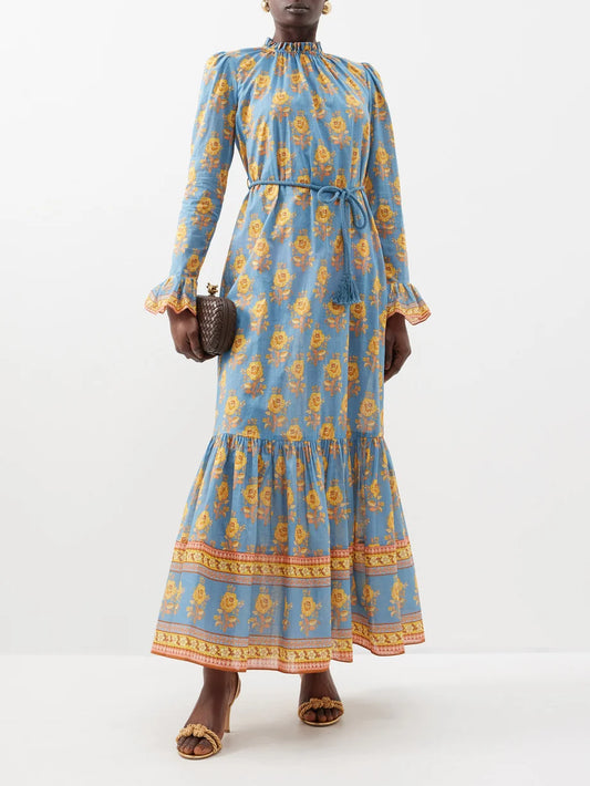 Junie Frill Midi Dress