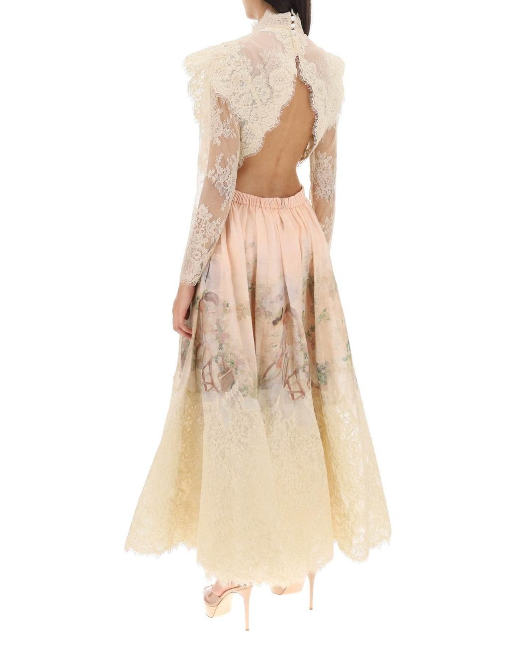 Lyrical Corded Lace Gown