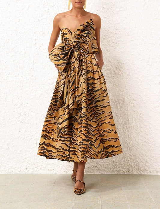 Matchmaker Bow Midi Dress