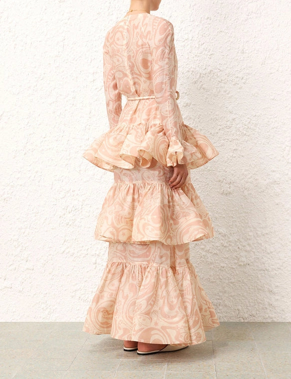 Matchmaker V Neck Gown