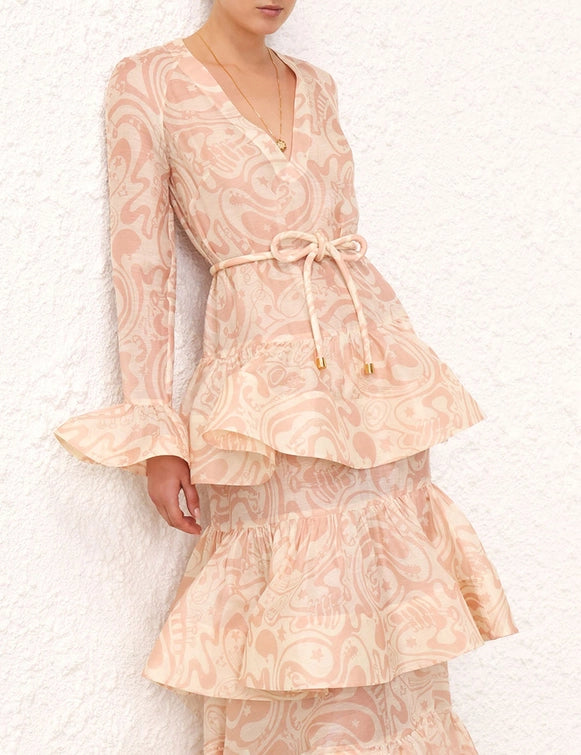 Matchmaker V Neck Gown